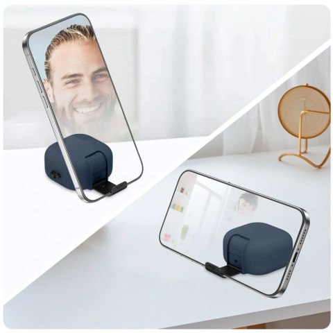 Etui Tech-Protect Slim Hook na Samsung Galaxy Buds 4 / 4 Pro - granatowe