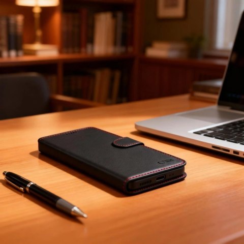 Etui Tech-Protect Wallet na Samasung Galaxy A57 5G - czarno-czerwone