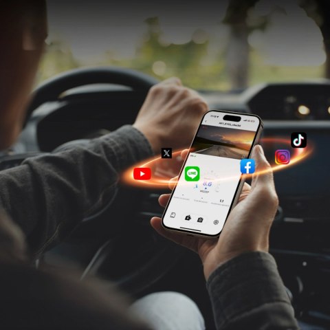 Kamera samochodowa AKEEYO P1 wideorejestrator FullHD 30fps - czarna