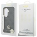 Etui Guess 4G Rhinestone Round Logo MagSafe na Samsung Galaxy S26 - czarne