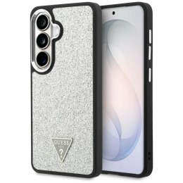 Etui Guess Fixed Glitter Triangle MagSafe na Samsung Galaxy S26 - srebrne