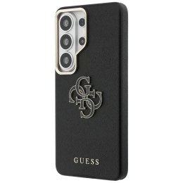 Etui Guess Grained Big 4G Metal Logo na Samsung Galaxy S26 Ultra - czarne