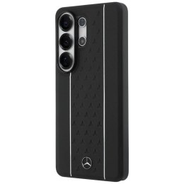 Etui Mercedes Laurel Leaves Vertical Stripes MagSafe na Samsung Galaxy S26 Ultra - czarno-białe