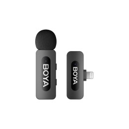 Mikrofon BOYA BY-V1 V2.0 bezprzewodowy 2.4GHz - czarny