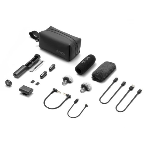 Mikrofon BOYA MAGIC-03 bezprzewodowy 2.4GHz USB-C - czarny