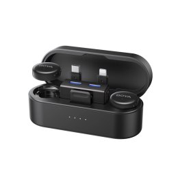 Mikrofony BOYA BOYALINK 3-02 bezprzewodowe 2.4GHz USB-C - czarne