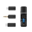 Mikrofony BOYA BOYALINK V2.0 bezprzewodowe 2.4GHZ USB-C - czarne