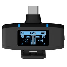 Mikrofony BOYA BOYAMIC 2-02 bezprzewodowe 2.4 GHz USB-C - czarne