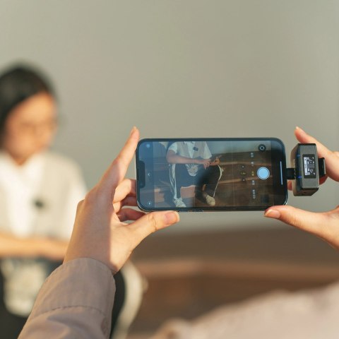 Mikrofony BOYA BOYAMIC 2-02 bezprzewodowe 2.4 GHz USB-C - czarne