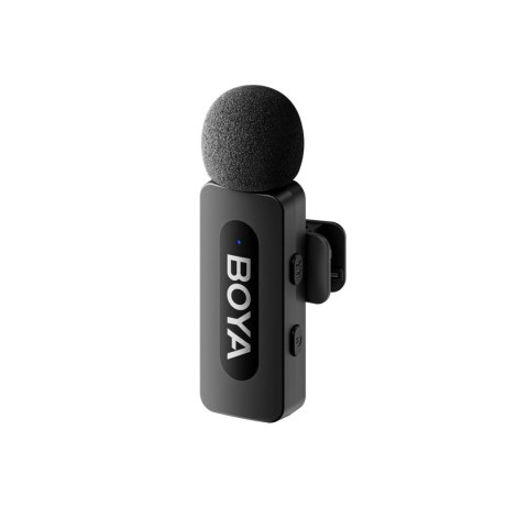 Mikrofony BOYA BY-V20 V2.0 bezprzewodowe 2.4GHz - czarne