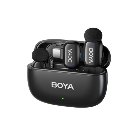 Mikrofony BOYA mini-14 bezprzewodowe 2.4GHz USB-C - czarne