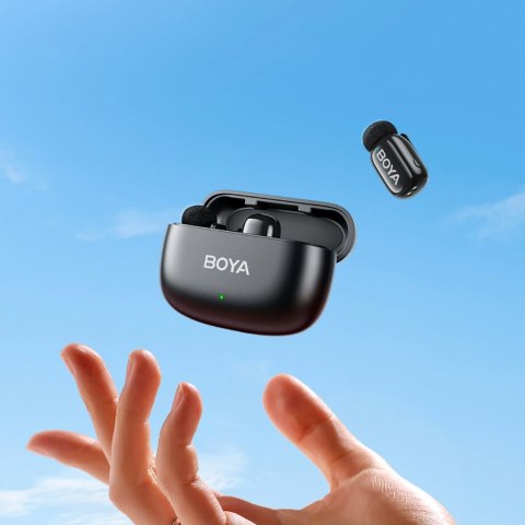 Mikrofony BOYA mini-14 bezprzewodowe 2.4GHz USB-C - czarne