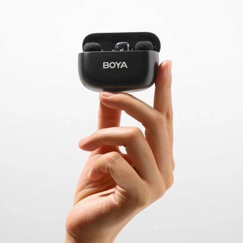 Mikrofony BOYA mini-14 bezprzewodowe 2.4GHz USB-C - czarne