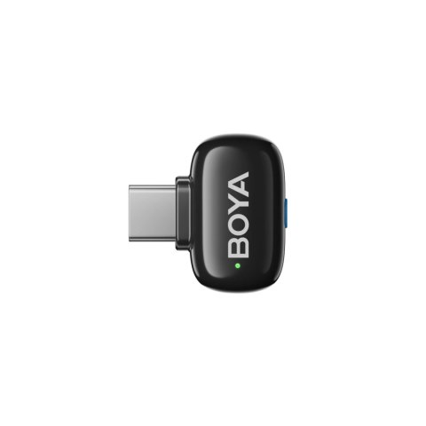 Mikrofony BOYA mini 2-02 bezprzewodowe 2.4GHz USB-C - czarne