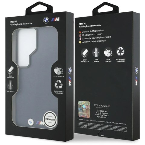 Etui BMW M Metal Logo MagSafe na Samsung Galaxy S26 Ultra - granatowe