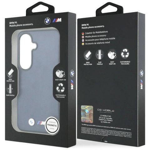 Etui BMW M Metal Logo MagSafe na Samsung Galaxy S26 - granatowe
