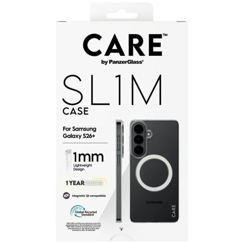 Etui CARE by PanzerGlass SL1M na Samsung Galaxy S26+ - przezroczyste