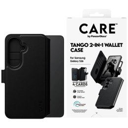 Etui CARE by PanzerGlass Tango 2w1 Wallet na Samsung Galaxy S26 - czarne