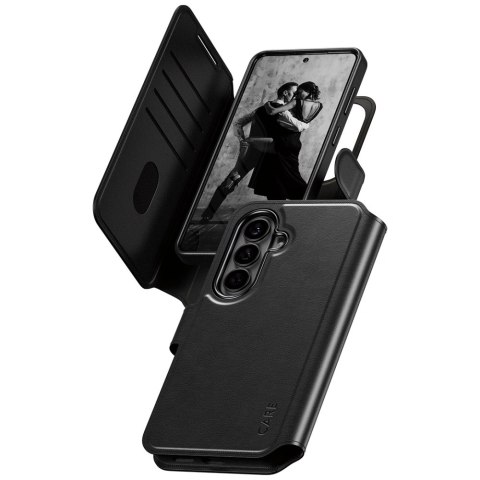 Etui CARE by PanzerGlass Tango 2w1 Wallet na Samsung Galaxy S26 - czarne