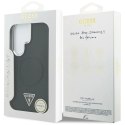 Etui Guess Embossed Ring Triangle Logo MagSafe na Samsung Galaxy S26 Ultra - czarne
