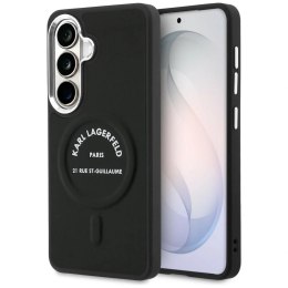 Etui Karl Lagerfeld Embossed Ring RSG Logo MagSafe na Samsung Galaxy S26 - czarne