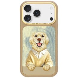Etui Nimmy Gentle Pets Series Dog MagSafe na iPhone 17 Pro Max - brązowe