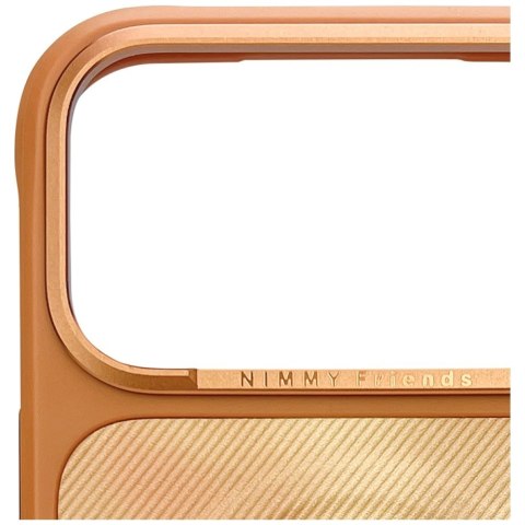 Etui Nimmy Gentle Pets Series Dog MagSafe na iPhone 17 Pro Max - pomarańczowe