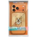 Etui Nimmy Gentle Pets Series Dog MagSafe na iPhone 17 Pro Max - pomarańczowe
