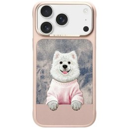 Etui Nimmy Gentle Pets Series Dog MagSafe na iPhone 17 Pro Max - różowe