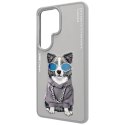 Etui Nimmy Glasses Cool Dog na Samsung Galaxy S26 Ultra - szare