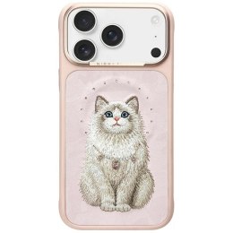 Etui Nimmy Lucky Fashion Cat MagSafe na iPhone 17 Pro Max - różowe