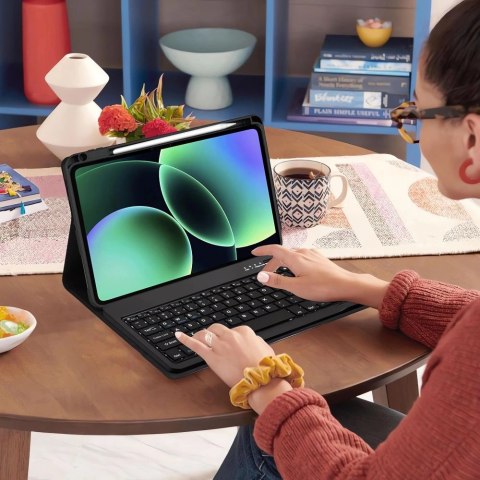 Etui Tech-Protect SC Pen + Keyboard na Xiaomi Pad 11.2" 7 / 7 Pro / 8 / 8 Pro - czarne