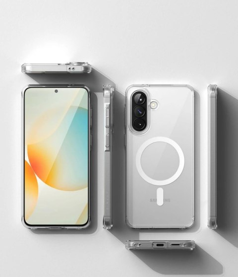 Etui Ringke Fusion Magnetic MagSafe na Samsung Galaxy A57 5G - przezroczyste