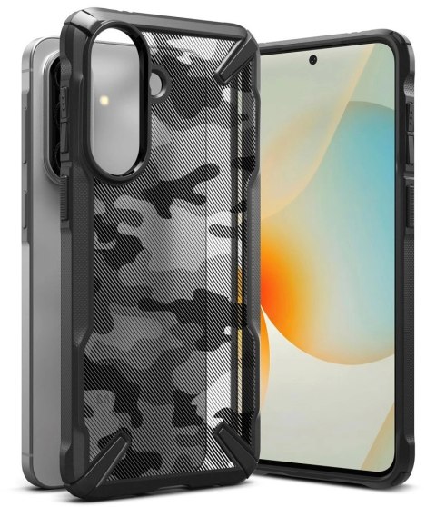 Etui Ringke Fusion X na Samsung Galaxy A57 5G - czarno-szare