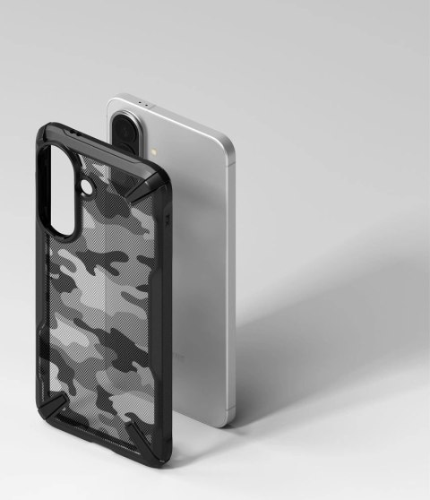 Etui Ringke Fusion X na Samsung Galaxy A57 5G - czarno-szare