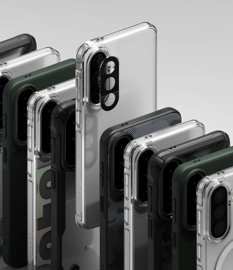Etui Ringke Fusion X na Samsung Galaxy A57 5G - czarno-szare