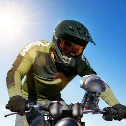 Uchwyt rowerowy Joyroom JR-ZS526 z osłoną przeciwsłoneczną automatyczny - czarny