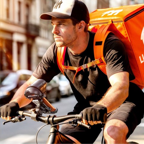 Uchwyt rowerowy Joyroom JR-ZS528 z osłoną przeciwsłoneczną - czarny