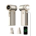 Mini dmuchawa Jisulife Handheld Fan Ultra2 9000mAh 5w1 przenośny wiatraczek USB - brązowa