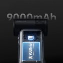 Mini dmuchawa Jisulife Handheld Fan Ultra2 9000mAh 5w1 przenośny wiatraczek USB - ciemnoszara