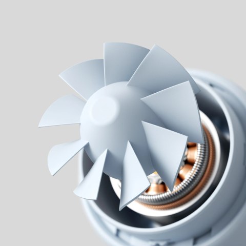 Mini wentylator Jisulife Stroller Fan 4 5000mAh na wózek dziecięcy z elastycznym tripodem - niebieski