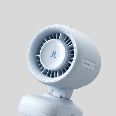 Mini wentylator Jisulife Stroller Fan 4 5000mAh na wózek dziecięcy z metalowym klipsem - niebieski