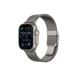 Pasek AMAZINGTHING Titan Premium Metal Band na AppleWatch 38/40/41/42/44/45/46/49 mm - srebrny