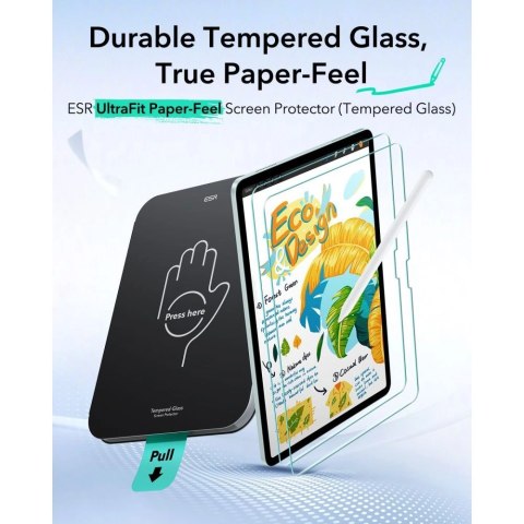 Szkło hartowane ESR Paper Feel na iPad Air 13" (2024/2025/2026)