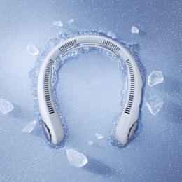 Wentylator Jisulife Neck Fan 4 5000mAh na szyję przenośny wiatraczek USB - szary