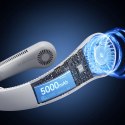 Wentylator Jisulife Neck Fan 4 5000mAh na szyję przenośny wiatraczek USB - szary