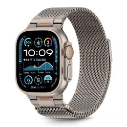 Bransoleta Tech-Protect Milano Vanguard na Apple Watch (44 / 45 / 46 / 49 mm) - tytanowa