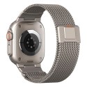 Bransoleta Tech-Protect Milano Vanguard na Apple Watch (44 / 45 / 46 / 49 mm) - tytanowa