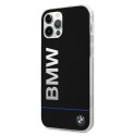 Etui BMW Hardcase Signature Printed Logo na iPhone 12 / 12 Pro - czarne