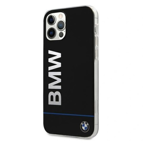 Etui BMW Hardcase Signature Printed Logo na iPhone 12 / 12 Pro - czarne